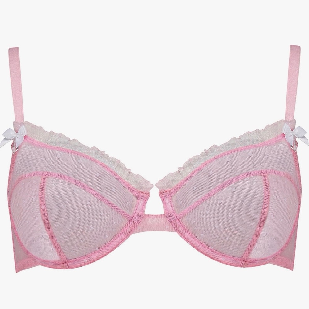 scarlett gasque polka dot bra
